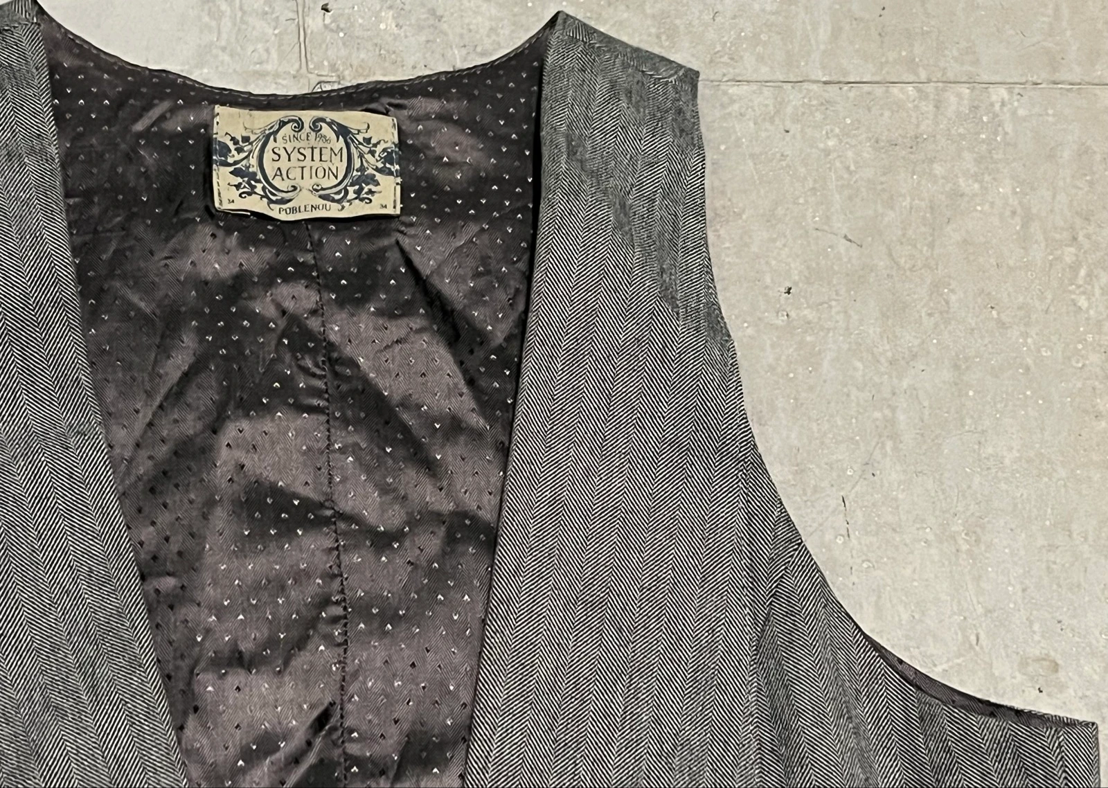 Gray Herringbone Vest – photo 19